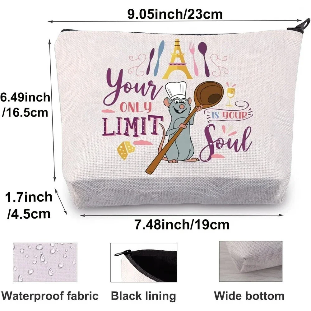 Your Only Limit Is Your Soul Ratatouille Cosmetic Pencil Bag Remy inspired